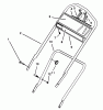 Toro 16212B - Lawnmower, 1993 (39000001-39999999) Ersatzteile HANDLE ASSEMBLY