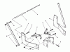 Toro 79150 - 42" Snow Blade, XL Series Lawn Tractor, 1993 (3900001-3999999) Ersatzteile MOUNTING BRACKET ASSEMBLY