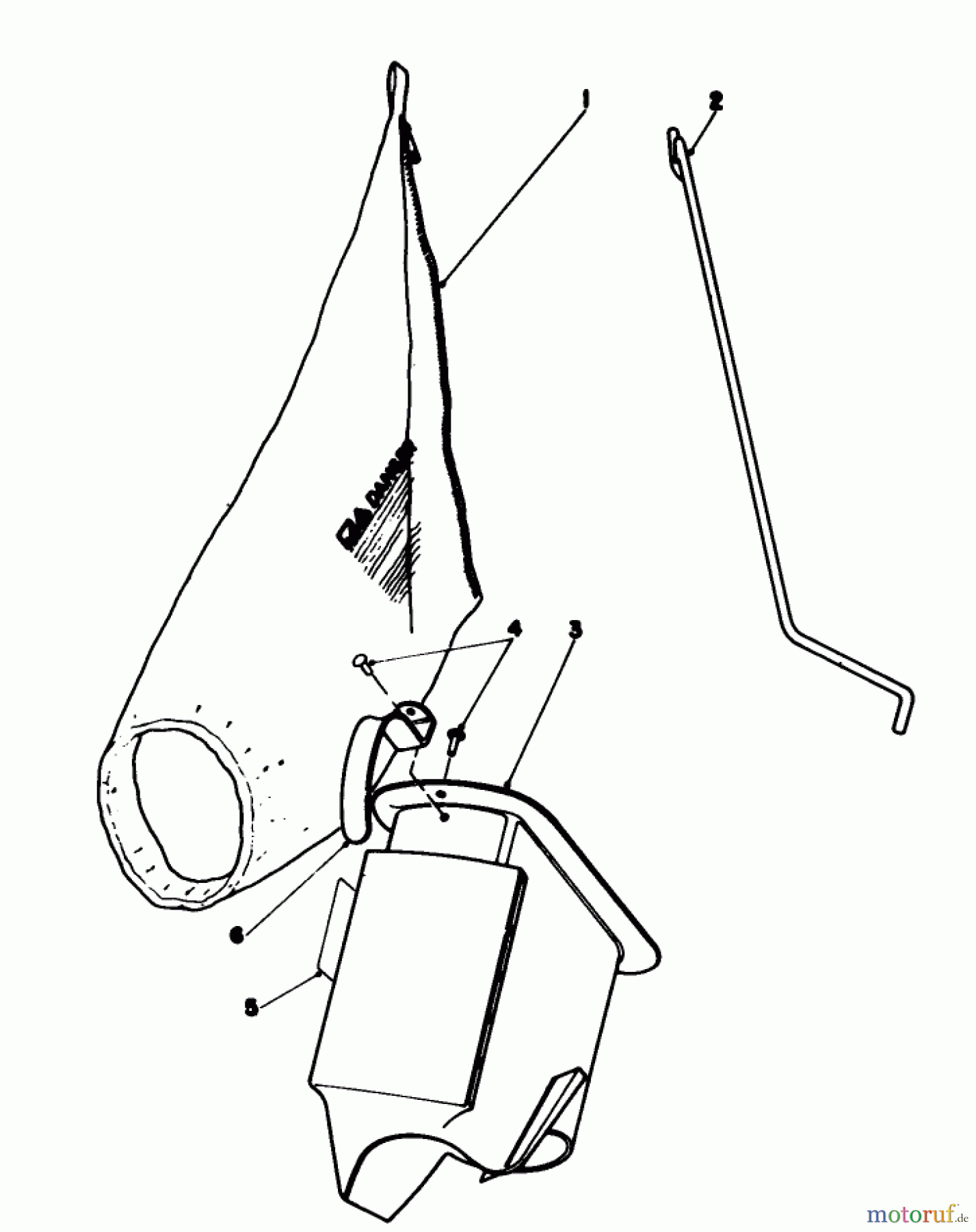 Toro Neu Mowers, Walk-Behind Seite 1 16212C - Toro Lawnmower, 1988 (8000001-8999999) BAGGING KIT NO. 47-6510 (OPTIONAL)