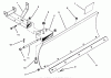 Toro 79150 - 42" Snow Blade, XL Series Lawn Tractor, 1995 (5900001-5999999) Ersatzteile BLADE ASSEMBLY