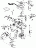 Toro 16212W - Lawnmower, 1990 (0000001-0999999) Ersatzteile ENGINE TECUMSEH MODEL NO. TVS100-44021B