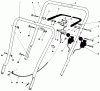 Toro 16212W - Lawnmower, 1990 (0000001-0999999) Ersatzteile HANDLE ASSEMBLY