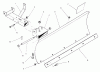 Toro 79150 - 42" Snow Blade, XL Series Lawn Tractor, 2007 (270000001-270999999) Ersatzteile BLADE ASSEMBLY