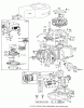 Toro 16255 - Whirlwind, 1973 (3000001-3999999) Ersatzteile ENGINE BRIGGS & STRATTON-MODEL 92908-1224-03