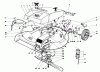 Toro 16268 - Whirlwind Lawnmower, 1975 (5000001-5999999) Ersatzteile HOUSING ASSEMBLY