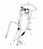Toro 16320 - Lawnmower, 1979 (9000001-9999999) Ersatzteile HANDLE ASSEMBLY MODEL 16320