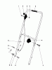 Toro 16325 - Lawnmower, 1983 (3000001-3999999) Ersatzteile HANDLE ASSEMBLY
