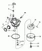 Toro 16340C - Lawnmower, 1986 (6000001-6999999) Ersatzteile CARBURETOR NO. 632098