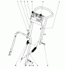 Toro 16370 - Whirlwind II Lawnmower, 1979 (9000001-9999999) Ersatzteile HANDLE ASSEMBLY MODEL 16390
