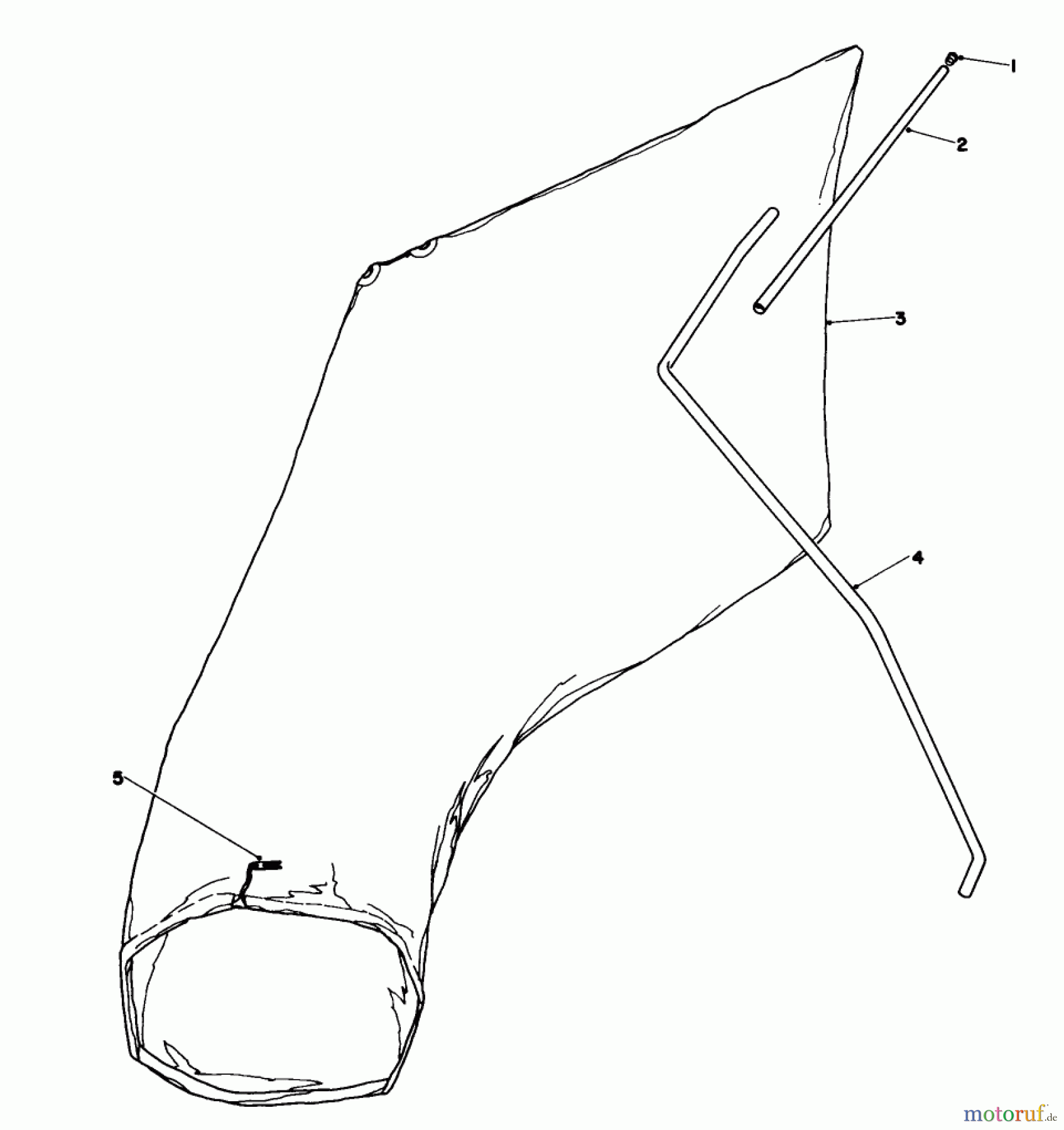  Toro Neu Mowers, Walk-Behind Seite 1 16380 - Toro Whirlwind II Lawnmower, 1980 (0000001-0999999) GIANT BAGGING KIT NO. 29-9750 (OPTIONAL)