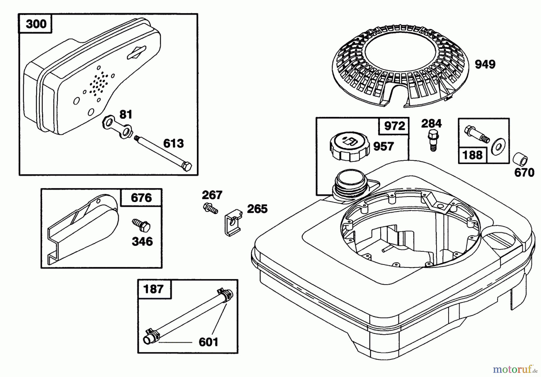 Toro Neu Mowers, Walk-Behind Seite 1 16400 - Toro Lawnmower, 1993 (3900001-3999999) ENGINE BRIGGS & STRATTON MODEL 122702-3171-01 #6