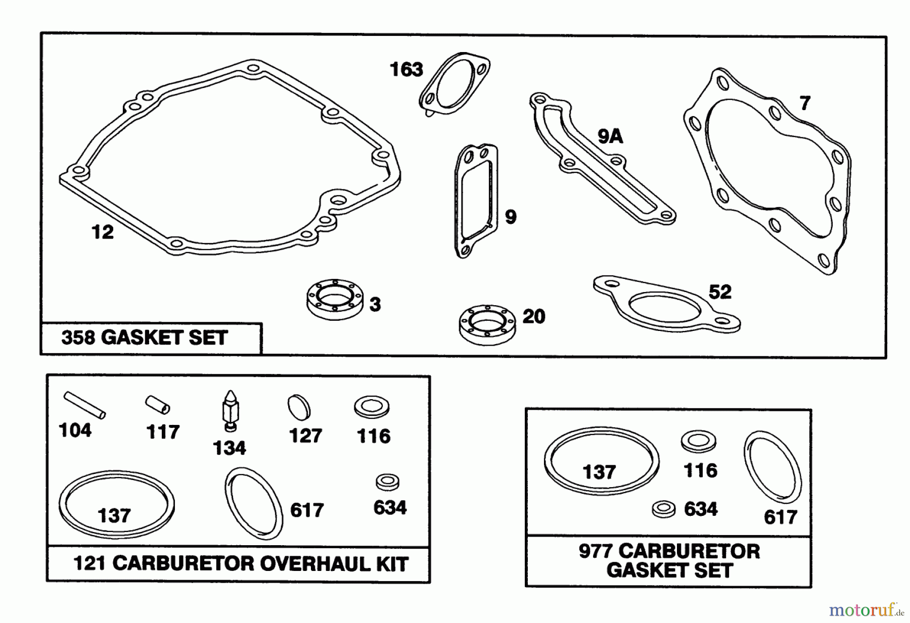 Toro Neu Mowers, Walk-Behind Seite 1 16400 - Toro Lawnmower, 1993 (3900001-3999999) ENGINE BRIGGS & STRATTON MODEL 122702-3171-01 #7