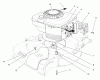 Toro 16401 (SD-21S) - Side Discharge Mower, SD-21S, 1998 (890000001-899999999) Ersatzteile ENGINE ASSEMBLY