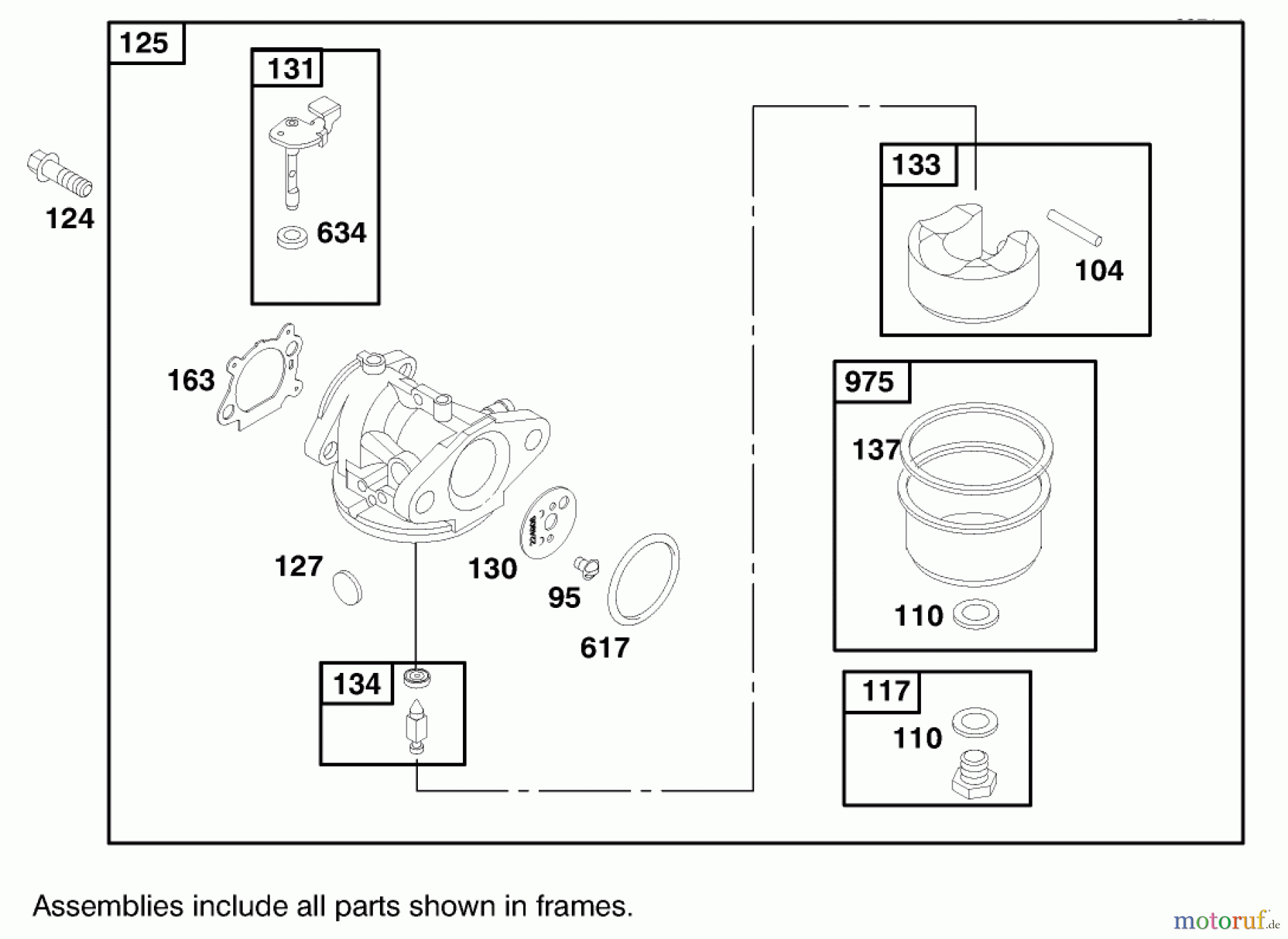 Toro Neu Mowers, Walk-Behind Seite 1 16401 (SD-21S) - Toro Side Discharge Mower, SD-21S, 1998 (890000001-899999999) ENGINE BRIGGS & STRATTON MODEL 127702-1745-E1 (SERIAL NO. 8901374 & UP) #3