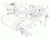 Toro 16401 (SD-21S) - Side Discharge Mower, SD-21S, 1998 (890000001-899999999) Ersatzteile HOUSING ASSEMBLY