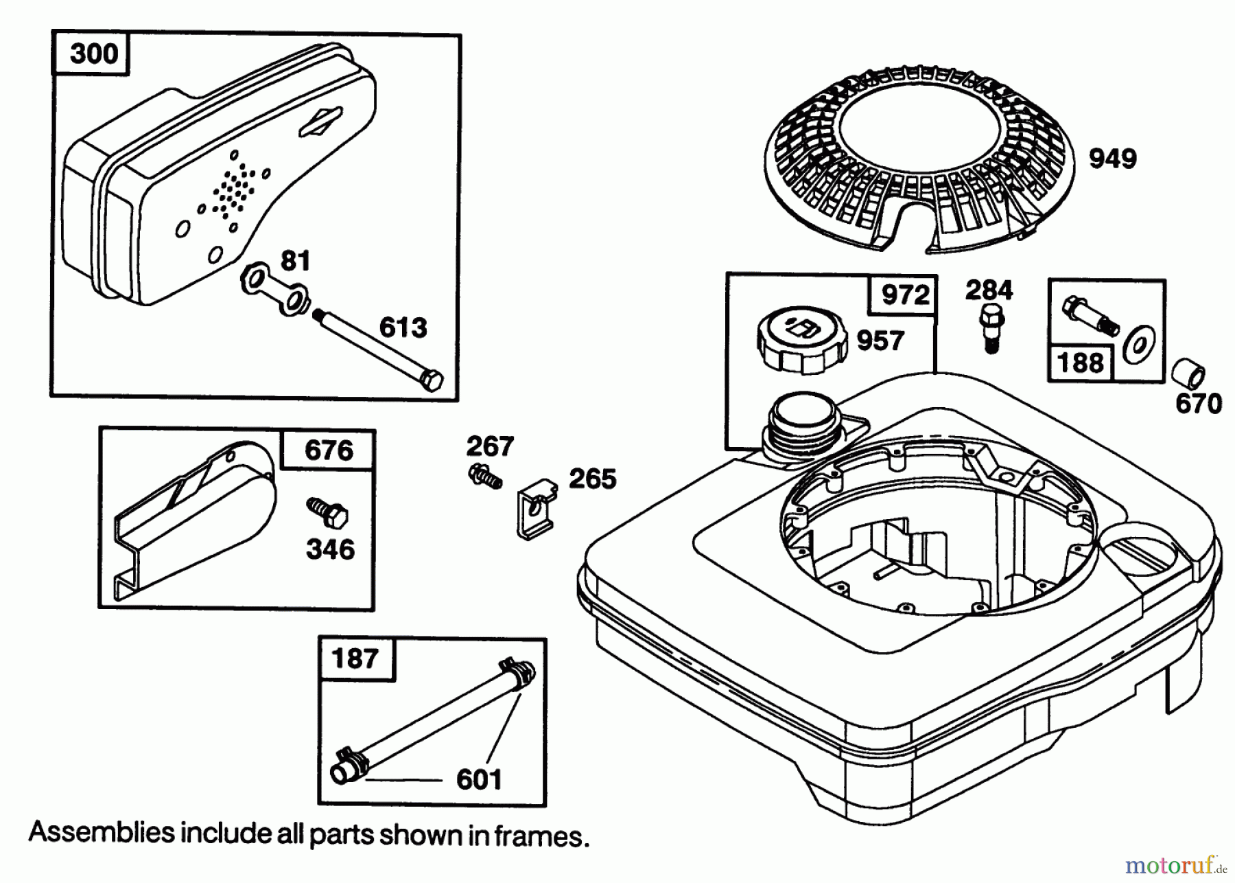  Toro Neu Mowers, Walk-Behind Seite 1 16401 - Toro Side Discharge Mower, 1991 (1000001-1999999) ENGINE BRIGGS & STRATTON MODEL 122702-3171-O1