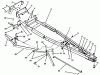 Toro 79252 - 48" Snow Blade, 260 Series Yard Tractors, 1994 (4900001-4999999) Ersatzteile FRAME ASSEMBLY