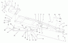 Toro 79253 - 48" Snow Blade, 260 Series Lawn and Garden Tractors, 2000 (200000001-200999999) Ersatzteile FRAME ASSEMBLY