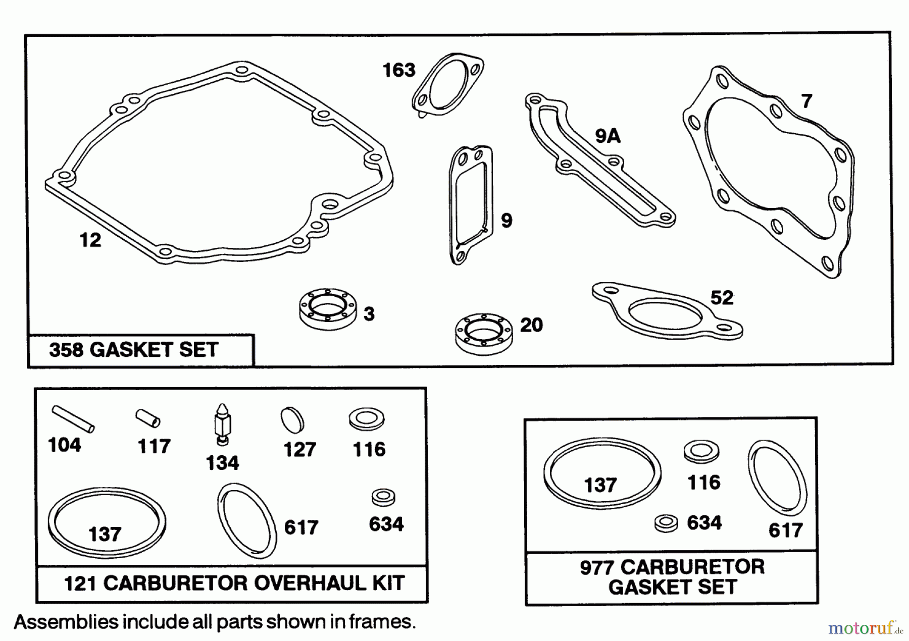 Toro Neu Mowers, Walk-Behind Seite 1 16404 - Toro Lawnmower, 1992 (2000001-2999999) ENGINE BRIGGS & STRATTON MODEL 122702-3171-01 #8