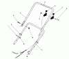 Toro 16404 - Lawnmower, 1992 (2000001-2999999) Ersatzteile HANDLE ASSEMBLY