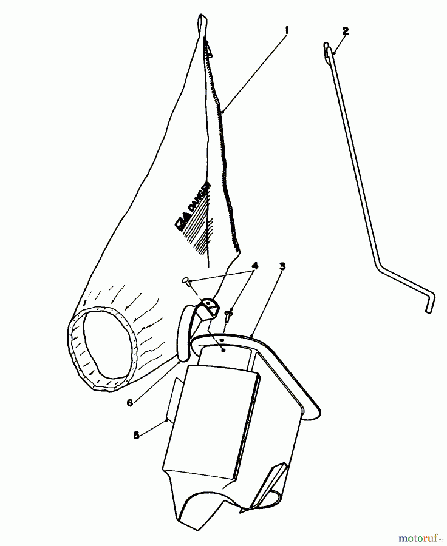 Toro Neu Mowers, Walk-Behind Seite 1 16575 - Toro Lawnmower, 1987 (7000001-7999999) BAGGING KIT NO. 47-6510 (OPTIONAL)