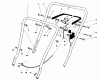 Toro 16575 - Lawnmower, 1987 (7000001-7999999) Ersatzteile HANDLE ASSEMBLY
