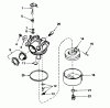 Toro 16575 - Lawnmower, 1989 (9000001-9999999) Ersatzteile CARBURETOR NO. 632098