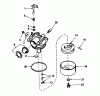 Toro 16575C - Lawnmower, 1988 (8000001-8999999) Ersatzteile CARBURETOR NO. 632098
