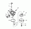 Toro 16575C - Lawnmower, 1989 (9000001-9999999) Ersatzteile CARBURETOR NO. 632098