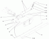 Toro 79350 - 48" Snow/Dozer Blade, 300 Series Garden Tractors, 1998 (8900001-8999999) Ersatzteile BLADE ASSEMBLY
