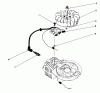 Toro 16585 - Lawnmower, 1987 (7000001-7999999) Ersatzteile FLYWHEEL & MAGNETO ASSEMBLY (MODEL NO. 47PF5 & 47PG6)