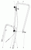 Toro 16600 - Lawnmower, 1977 (7000001-7999999) Ersatzteile HANDLE ASSEMBLY