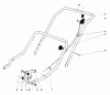 Toro 16711 - Lawnmower, 1978 (8000001-8999999) Ersatzteile HANDLE ASSEMBLY