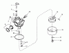 Toro 16771 - Lawnmower, 1984 (4000001-4999999) Ersatzteile CARBURETOR ASSEMBLY NO. 632050A