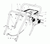 Toro 16775 - Lawnmower, 1986 (6000001-6999999) Ersatzteile HANDLE ASSEMBLY