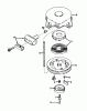 Toro 16775 - Lawnmower, 1986 (6000001-6999999) Ersatzteile REWIND STARTER NO. 590420A