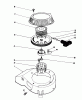 Toro 16785 - Lawnmower, 1988 (8007012-8999999) Ersatzteile RECOIL ASSEMBLY (MODEL NO. 47PH7)