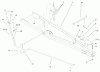 Toro 79355 - 48" Snow/Dozer Blade, 5xi Garden Tractor, 2007 (270000001-270999999) Ersatzteile FRAME ASSEMBLY