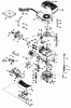 Toro 16793 - Lawnmower, 1990 (0000001-0999999) Ersatzteile ENGINE TECUMSEH MODEL NO. TNT 100-10104F