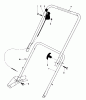 Toro 16800 - Lawnmower, 1979 (9000001-9999999) Ersatzteile HANDLE ASSEMBLY-MODEL 16800