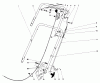 Toro 16830 - Lawnmower, 1979 (9000001-9999999) Ersatzteile HANDLE ASSEMBLY (MODEL NO. 16830)