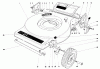 Toro 16830 - Lawnmower, 1979 (9000001-9999999) Ersatzteile MOWER HOUSING (MODEL NO. 16820)