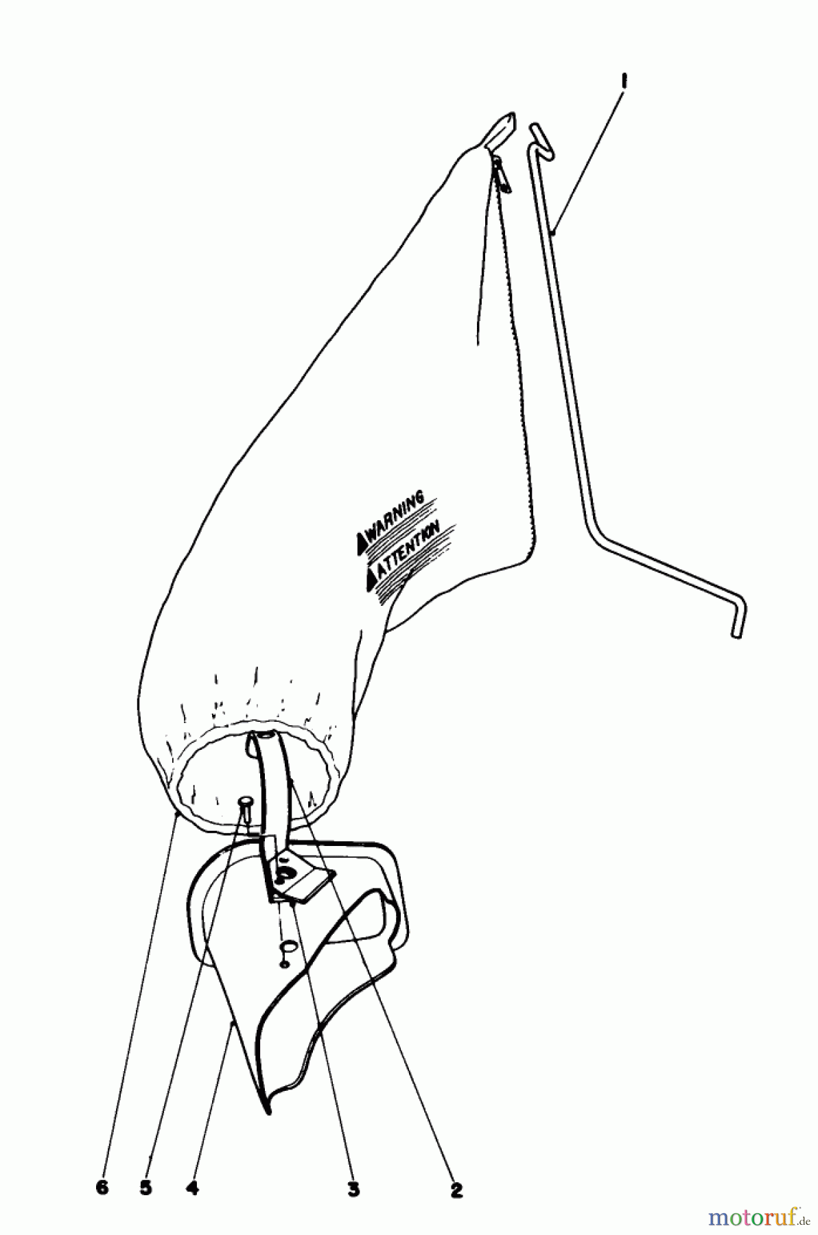  Toro Neu Mowers, Walk-Behind Seite 1 16870 - Toro Lawnmower, 1982 (2000001-2999999) GRASS BAGGING KIT-NO. 8-8109 (OPTIONAL)