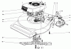 Toro 16880 - Lawnmower, 1980 (0000001-0999999) Ersatzteile ENGINE ASSEMBLY (MODEL NO. 16890)
