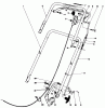 Toro 16880 - Lawnmower, 1980 (0000001-0999999) Ersatzteile HANDLE ASSEMBLY (MODEL NO. 16890)