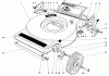 Toro 16880 - Lawnmower, 1980 (0000001-0999999) Ersatzteile MOWER HOUSING (MODEL NO. 16880)