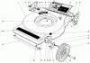 Toro 16880 - Lawnmower, 1980 (0000001-0999999) Ersatzteile MOWER HOUSING (MODEL NO. 16890)