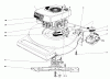 Toro 16880 - Lawnmower, 1981 (1000001-1999999) Ersatzteile ENGINE ASSEMBLY (MODEL NO. 16890)