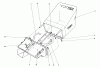 Toro 16890 - Lawnmower, 1982 (2000001-2999999) Ersatzteile GRASS CATCHER ASSEMBLY NO. 11-0269 (MODEL NO. 16880 & 16890)