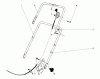 Toro 16930 - Lawnmower, 1980 (0000001-0999999) Ersatzteile HANDLE ASSEMBLY (MODEL NO. 16930)
